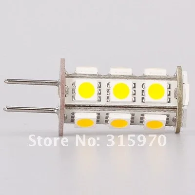 G6.35 led LAMP LIGHT 12VAC/12VDC/24VDC 18PCS of 5050SMD 3W 300LM replace halogen 30W