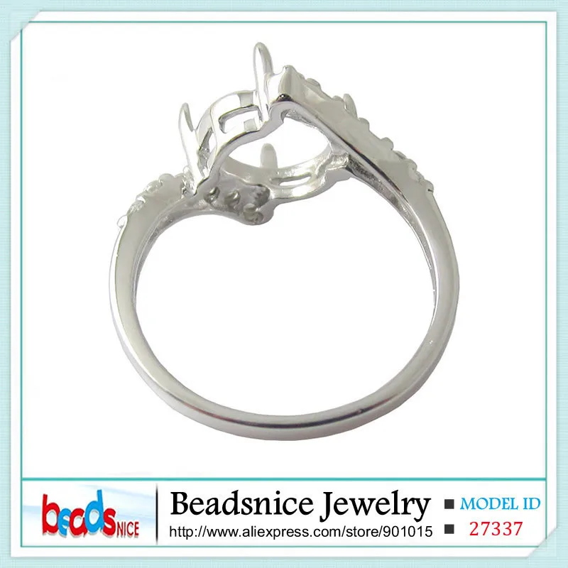 Beadsnice ID27337 кольцо из стерлингового серебра 925 элегантное обручальное кольцо fine jewelry diy овальные полу Гора кольцо настройки для нее