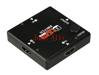 

New Mini V 3 Port HDMI Switch Switcher HDMI Splitter HDMI Port for PS3 PS4 for Xbox 360 PC DV DVD HDTV 1080P 3 Input to 1 Output