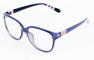 Purple Большая рамка из прозрачного стекла TR90 ультратонкая плоская зеркальная простая модная стеклянная рамка es для женщин - Цвет оправы: Purple
