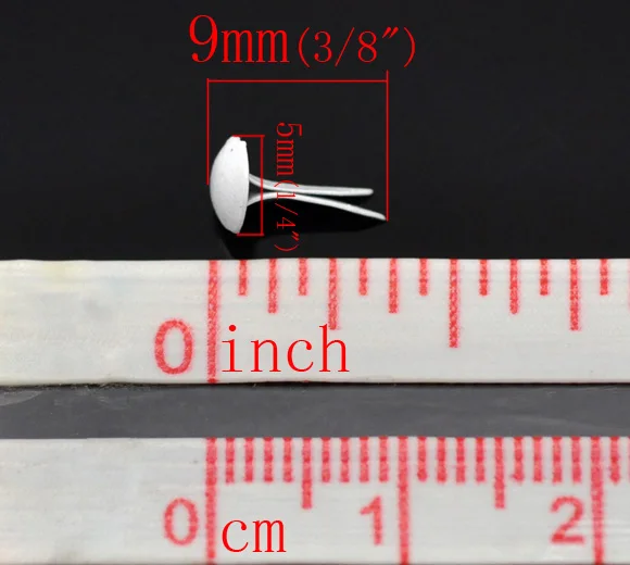 Акция лучшее качество оптом 500 шт пастельные шпильки с круглой шляпкой украшение для скрапбукинга 9x5 мм(3/" x1/4")(W02310-W02318