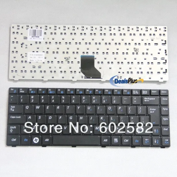 Новый ноутбук США клавиатура для samsung NP-R522 NP-R520 R520 R522 R522H США клавиатуры Черный V102360AS1