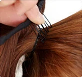 TOPREETY Synthetic Hair Fiber Heat Resistant Straight Ribbon Ponytail Hair Extension1006