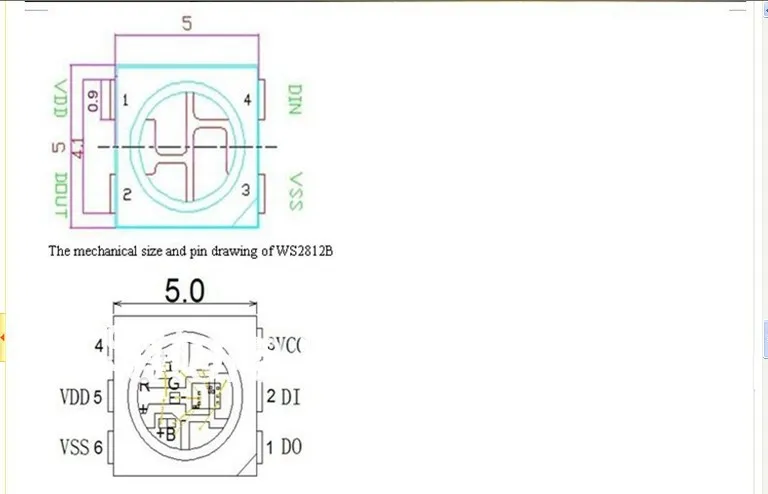 И формирующая листы для кровли 4 м DC5V WS2812B ПХБ черного пикселей srip, IP68, 60 шт WS2812B/м с 60 пикселей