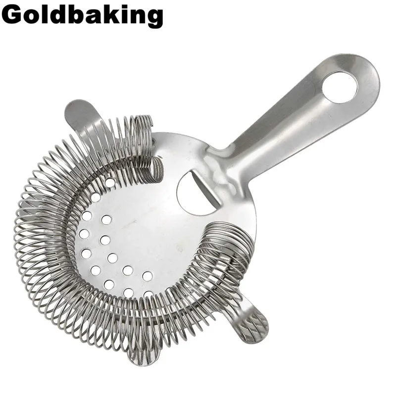

Stainless Steel 4-Prong Bar Strainer Cocktail Strainer