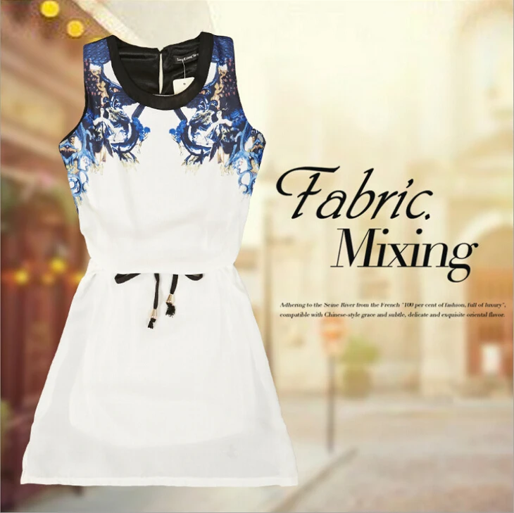 Высокое качество Большой размер европейский элегантных женщин летнее шифоновое