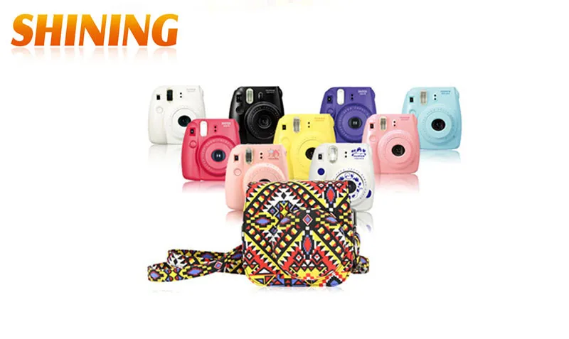 Fuji Fujifilm Instax Mini 8 сумка для камеры кожаный богемный стиль наплечный ремень сумка защитный чехол для камеры аксессуары