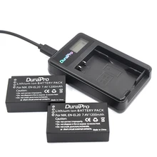 DuraPro 2 предмета 1200 мАч EN-EL20 en EL20 ENEL20 Перезаряжаемые литий-ионный Батарея + USB Зарядное устройство для Nikon 1 J1 J2 J3 S1 Камера