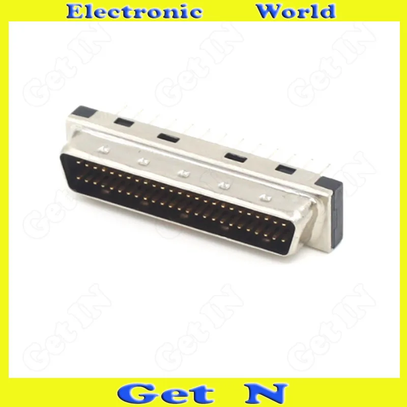 

1pcs MDD50MA-180 SCSI Plug Straight Pin Connector PCB Male Head 50PIN DB Type Straight Leg Adapter