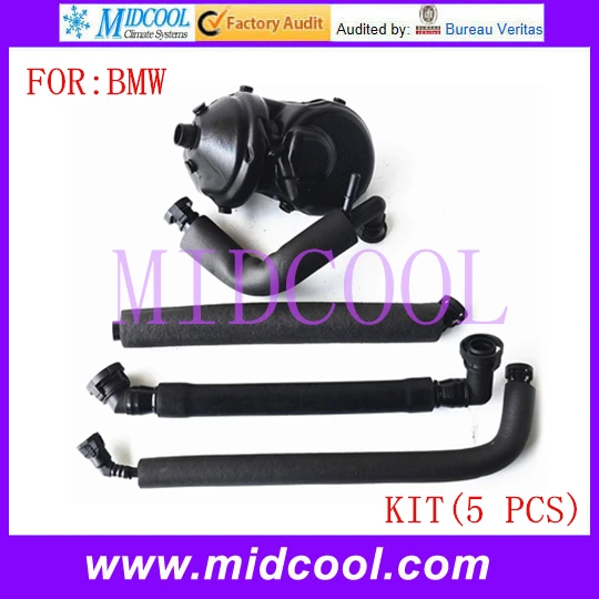 New Crankcase Vent Valve + Oil Separator Hose + Breather Hose use OE NO