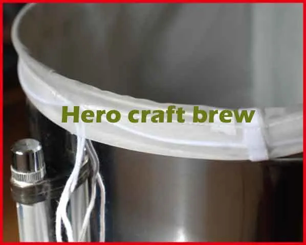 10 GALLON 45*50CM FOOD GRADE BEER MASH FILTER BAG HOMEREW STRAINER BAGS FRUIT WINE BUCKET FINE STRAINING HOME BREWING BAR TOOLS