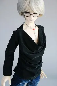 [Wamami] 06# черный жилет/футболка/комплект одежды SD17 DZ70 70 см AOD As BJD Dollfie