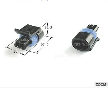 

20 Set Delphi GM 2 Pin Female Sensor Connector 12162193