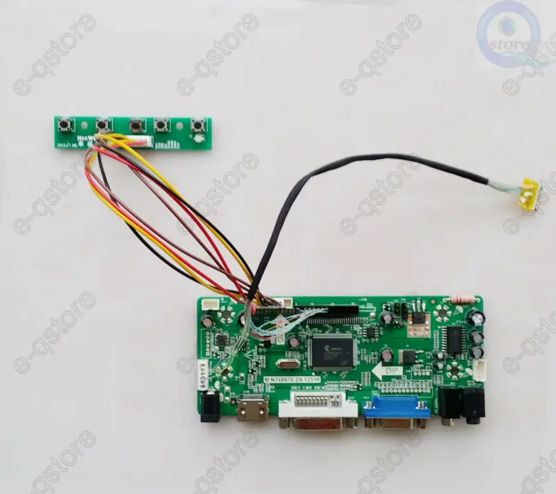 NT68676(HDMI+ DVI+ VGA) комплект ЖК-платы драйвера для 5,6 дюймов ЖК-HV056WX1-100 1280*800