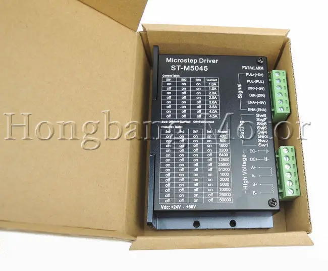 ST-M5045 ЧПУ 4.5A DC24-50V nema23 шаговый мотор драйвер 2 фаза 4.5A 256 подразделение заменить M542, 2M542 драйвер