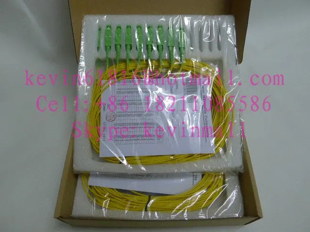 1x16 PLC сплиттер, siglemode, SC/APC, FC, ST, LC, SC/разъем для ПК ODN