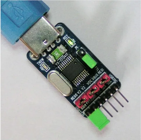 USB к I2C IIC UART ttl адаптер конвертер Модуль датчика