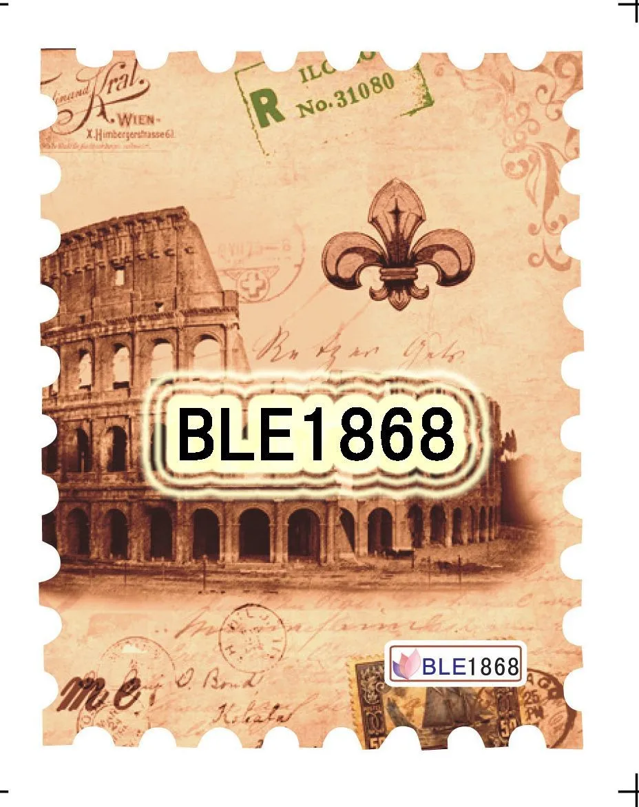 BLE1863-1873 20 листов/партия смешанные виды Парижа переводная наклейка для ногтей искусство
