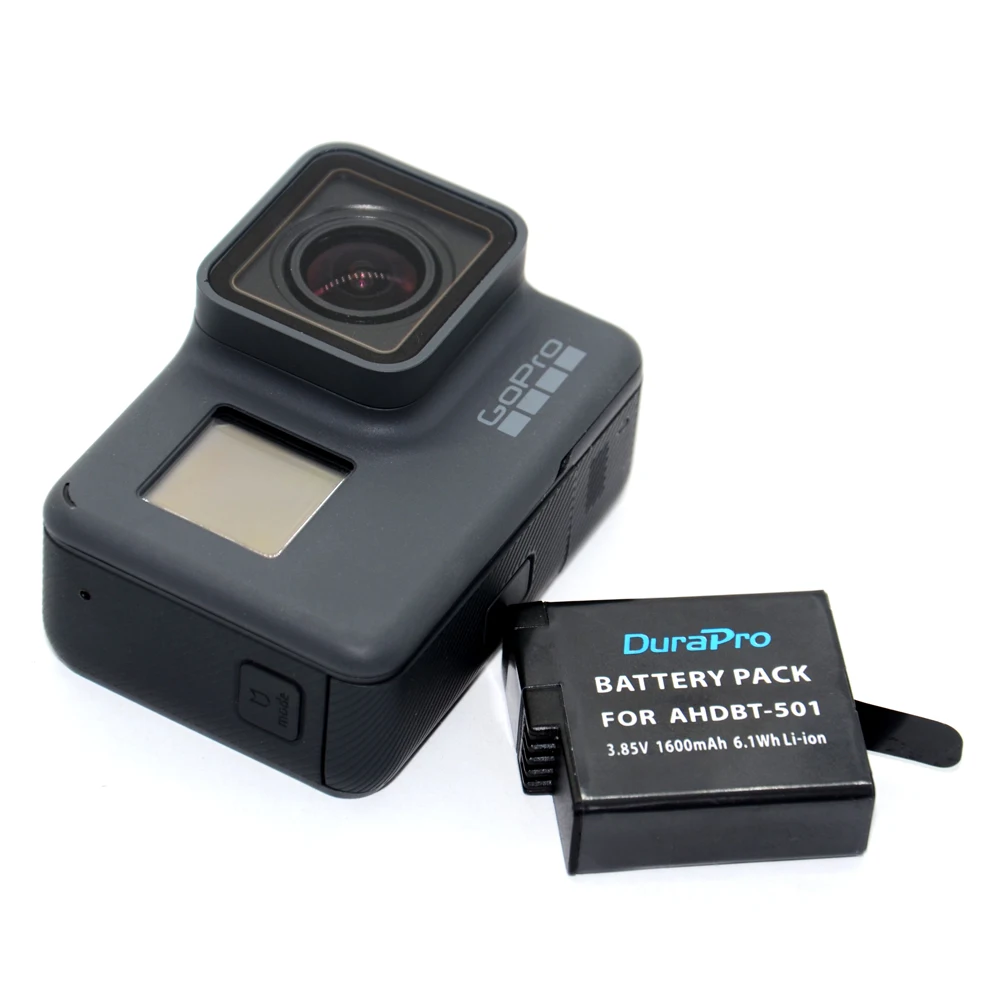 Полностью расшифрованный 3,85 v 1600 мА/ч, экшн-камеры Go Pro Hero 5 Батарея AHDBT-501 AHDBT501 Аккумулятор Akku для экшн-камеры GoPro 5 Hero5 AHDBT 501 Камера аксессуары