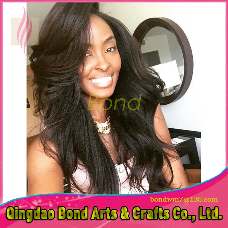 

Full Lace Human Hair Wigs With Bangs Virgin Brazilian Glueless Long Wavy Human Hair Wigs Lace Front With Side Bangs On Sale