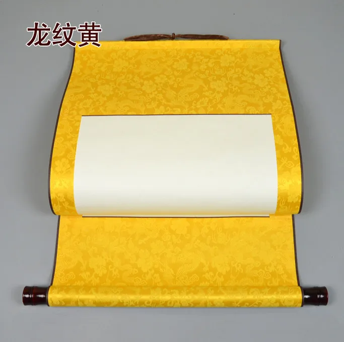 Китайская живопись бумага в рамке каллиграфия прокрутка пустая четыре фута