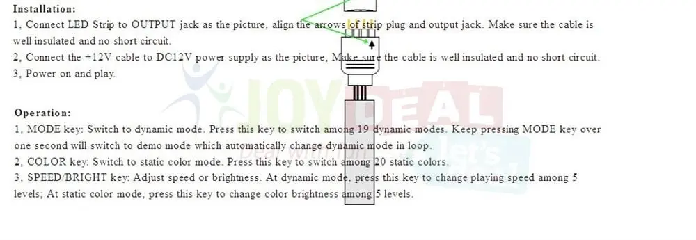 20 шт./лот! DC12V 24 В 4x3a 12a Ultra Slim Mini Портативный inline RGB LED контроллер для RGB 5050 3528 SMD Светодиодные ленты свет