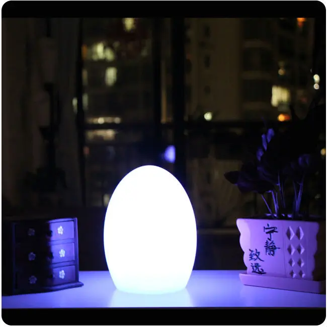 D14 * H19cm Sk-LF04 RGBW 16 изменение цвета светодиодный свет яйцо для Кофе бар дома/гостиницы/украшение для торжества Бесплатная доставка 70 шт./лот