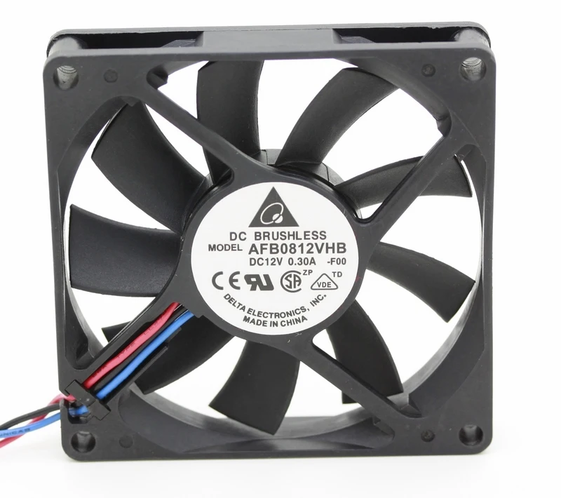 Для delta 8015 AFB0812VHB 8 см 80X80X15 мм 80 мм 8*8*1,5 см 12 В 0.30a cpu чехол для компьютера Вентилятор охлаждения с двумя шариками