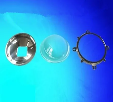 Вторичные оптические линзы 44 мм с отражающей чашкой и фиксированным кольцом для 20-100 вт diy светодиодные лампы
