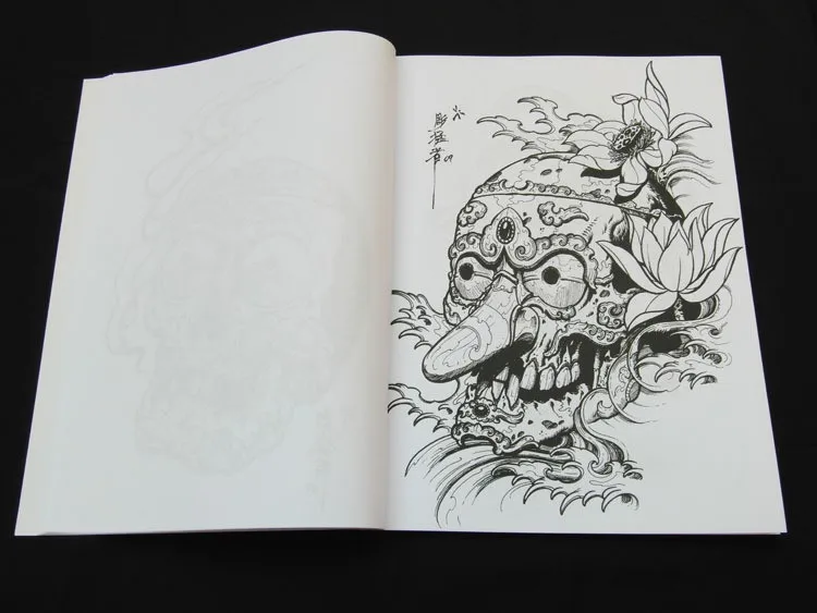 Традиционная китайская живопись newmagazine стиль книги тату-книги для поставки креативные татуировки флэш-дизайн