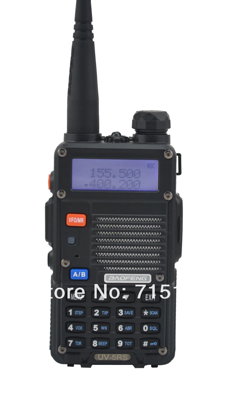 2014 Новинка! Baofeng UV-5RS 136-174 МГц и UHF400-520MHz двухдиапазонный 5 Вт/1 Вт 128CH FM 65-108 МГц с бесплатными наушниками Портативное двухстороннее радио