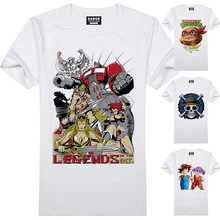 Anime T-shirt Ein Stück Dragon Ball TMNT Nostalgische Design T-shirt Mode Lässig Lustige Cartoon T-shirt Männer Frauen Printed T