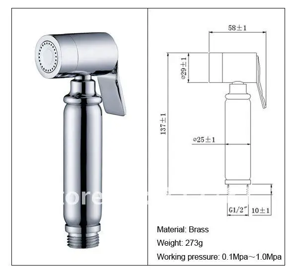 G1/2, G7/8, G3/4, M18X1.5L дополнительно Латунь Т-адаптер мусульманин ручной Душ биде спрей душ A2007ST