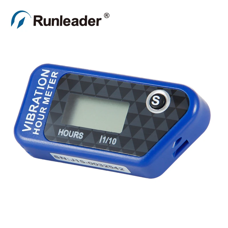 Medidor de Hora de Vibração Lcd sem Fio para Trator de Empilhadeira Atacado Resettable Marinha Fazenda Gerador Atv Utv Motocross Rl-hm016b