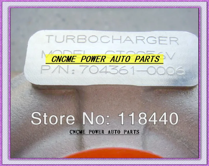 - TURBO GT2256V 704361-5006S 704361-0005 Turbine Turbocharger BMW 330D E46 X5 E53 3.0D 1999-2003 Engine M57 D30 3.0L 184HP (6)