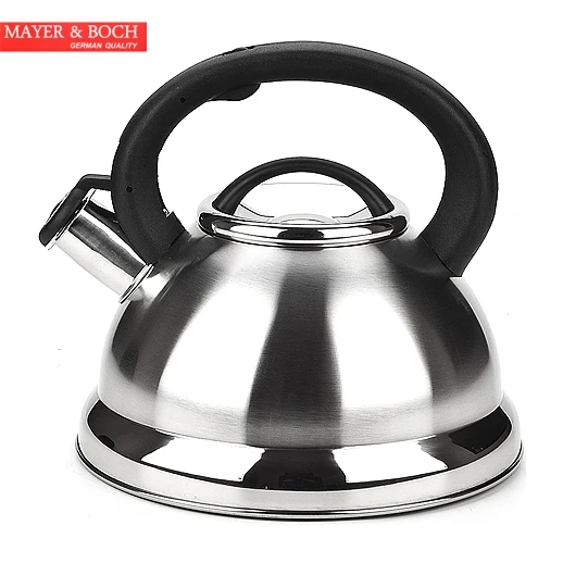 Kettle MayerBoch MB 21635 28 l stainless steel silver with whistlein