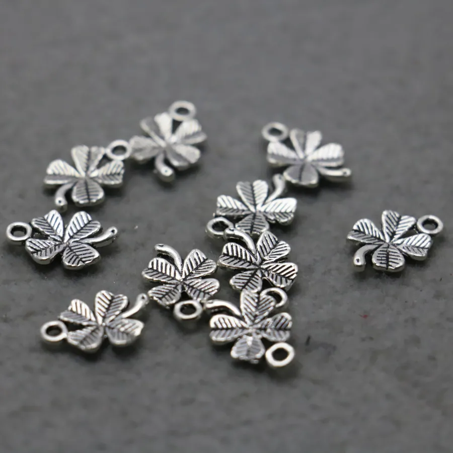 10PCS Hot Wholesale Fittings for Alloy Accessory Flowers separate Jewelry Making Design components Findings 10 15mm