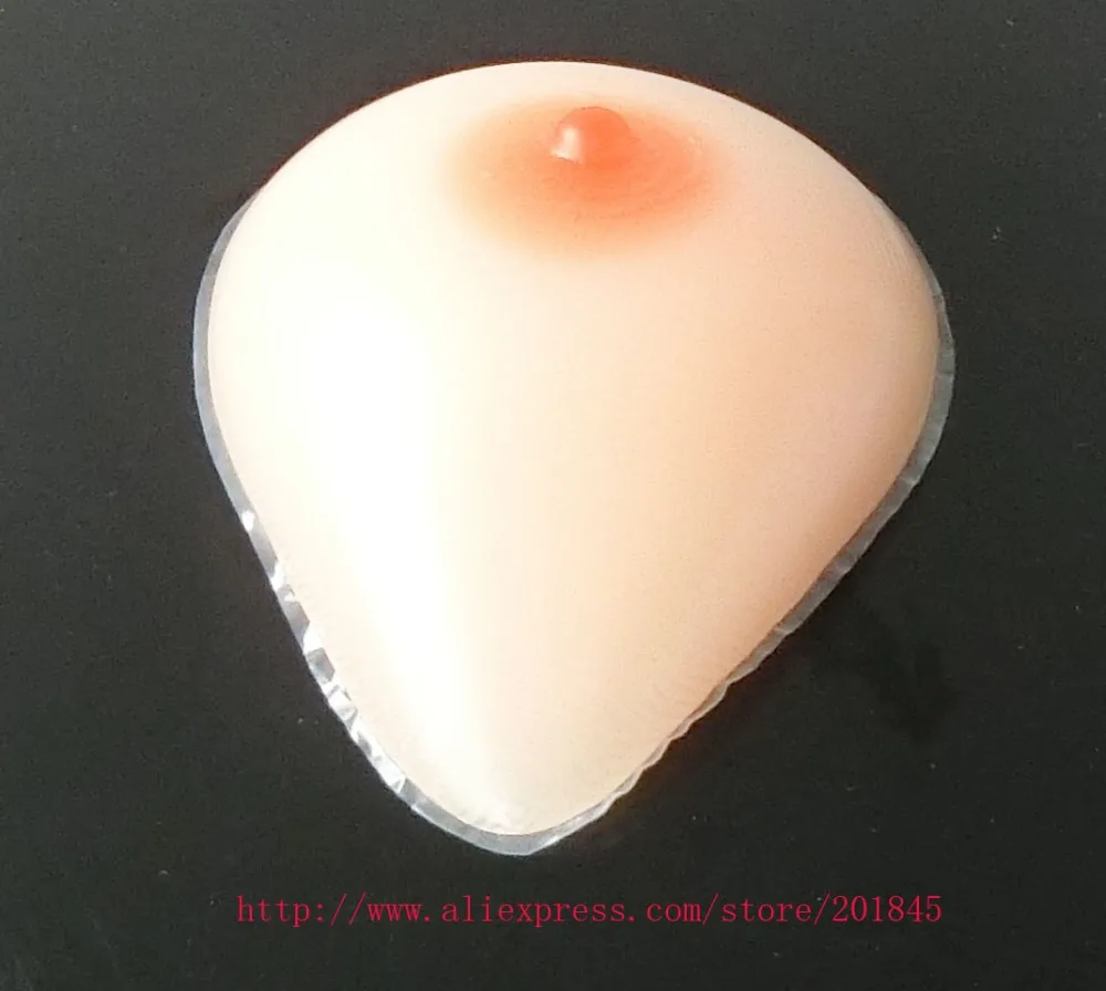 

2017Hot Selling 1Pc 300g Silicone Breast Form Artificial Fake False Mastectomy Boob Enhancer Realistic Touth Teardrop Shape