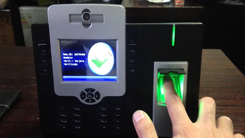 IClock 880 отпечаток времени записи системы биометрического время посещения/время посещения