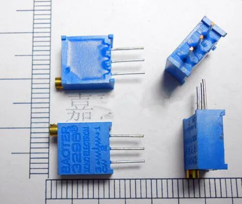 

FREE Shipping! ! !electronic 5pcs 3296W precision adjustable resistor 10K Europe multi-turn potentiometer