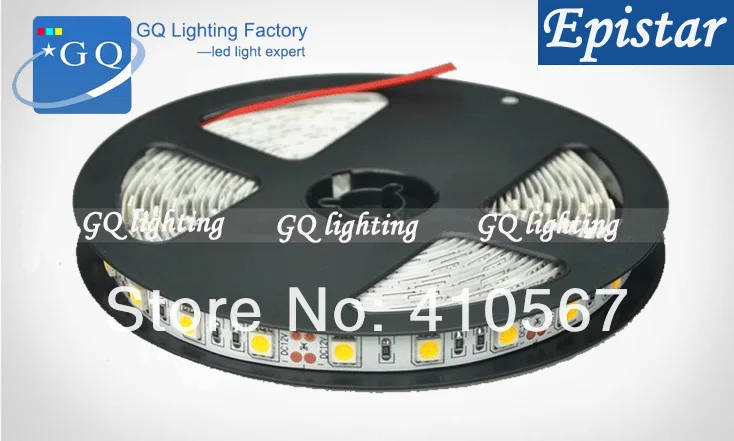 DHL FEDEX Лидер продаж 12v5050 SMD Светодиодные ленты свет Epistar не Водонепроницаемый Белый Цвет 300 светодиодов/5 м