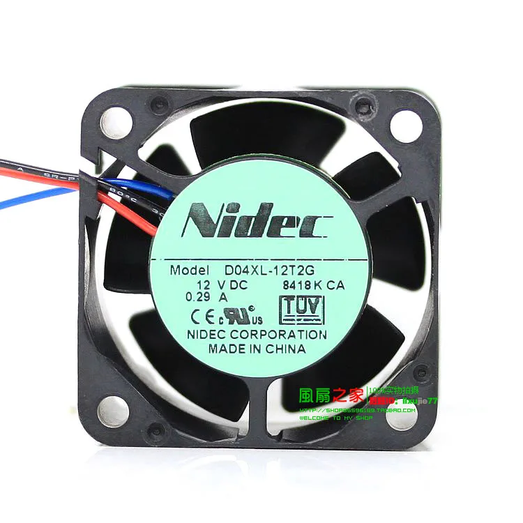 Для Nidec D04XL-12T2G 4 см 40 мм 4*4*2,8 см 40*40*28 мм 4028 4 см 12V 0.29A в форме ручки с двумя шарами 1U Сервер Вентилятор C34957