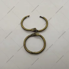 Рекламная цена 10 шт. из листового металла книга переплет шарнирные кольца брелок альбом скрапбук ремесло Китай хорошее качество дешево