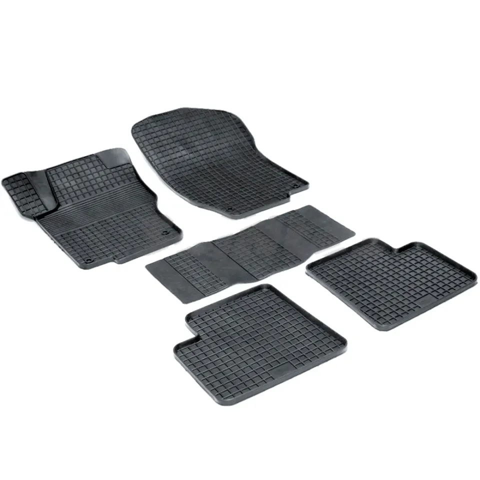 Rubber grid floor mats for Mercedes-Benz GL-class X164 2006 2007 2008 2009 2010 2012 Seintex 00913