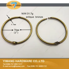 AliExpress продаж хорошо античная бронза висячие кольца офисное связующее кольцо ключ высокого качества кольцо 10 pcspostcard коллекция кольцо