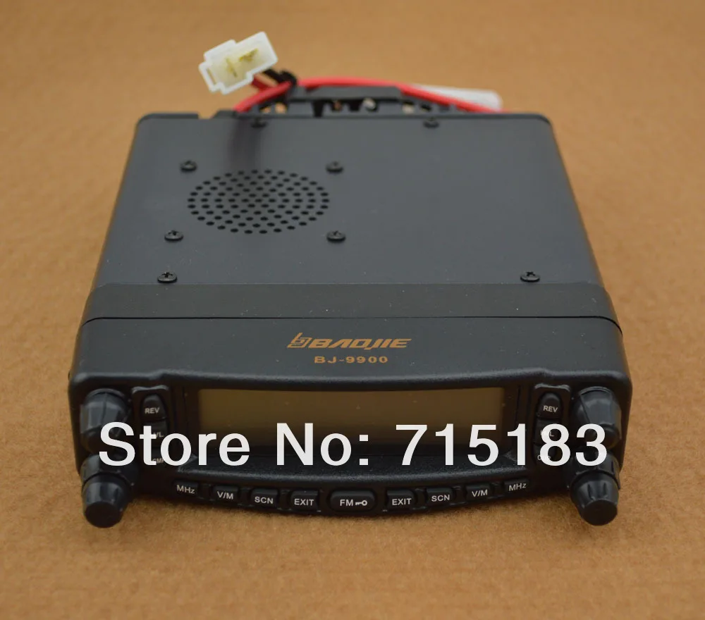 Многофункциональный двухдиапазонный приемопередатчик VHF/UHF BJ-9900 с воздушным диапазоном RX 109-135,995 МГц и съемной передней панелью, FM