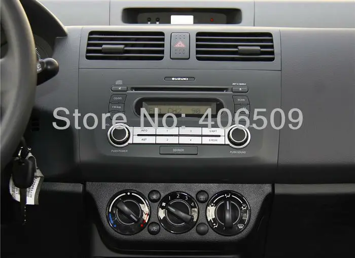 Best 7" Head Unit Car DVD Player GPS Navigation Nav for Suzuki Swift 2004-2010 with Radio BT TV USB SD AUX Map Stereo Audio Video 14