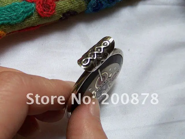 Тибет JewelryTBP246 Тибетский тайцзи подвески-Амулеты, Ом двойными бортами Тотем ox кости талисманы глаз Будды