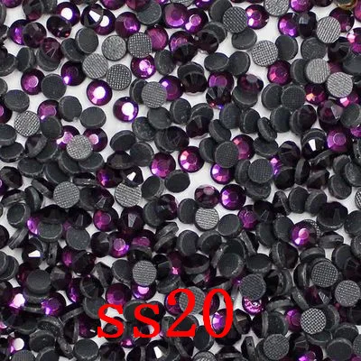 SS20 1440 шт./пакет Siam исправление горный хрусталь strass DMC исправления с клеем на стекло камень торжественное платье одежда декоративный камень