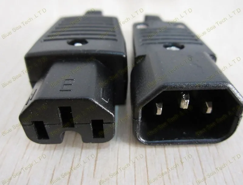 Бесплатная доставка, партия из 5 пар IEC320-C14 + C13 Мощность кабельный разъем для мужчин и женщин, C14 UPS штепсельной вилки, БРП розетка по Мощность